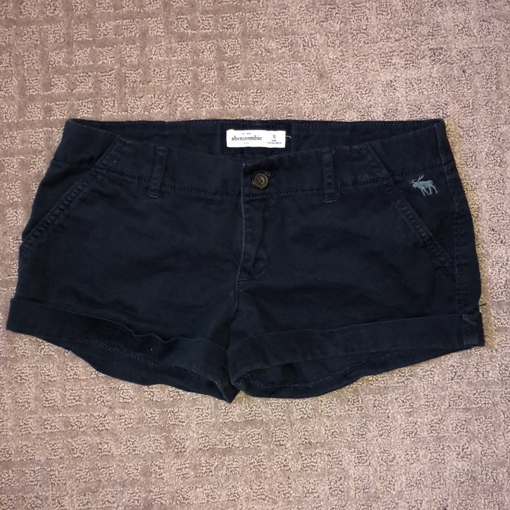 Abercrombie kids size 16 navy chino shorts